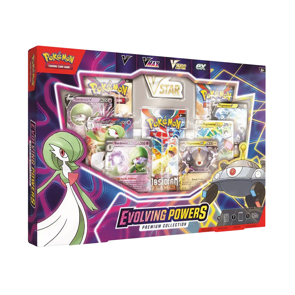 Pokemon TCG - Evolving Powers Collection Box & Team Rocket Tin (Mewtwo) - Bundle