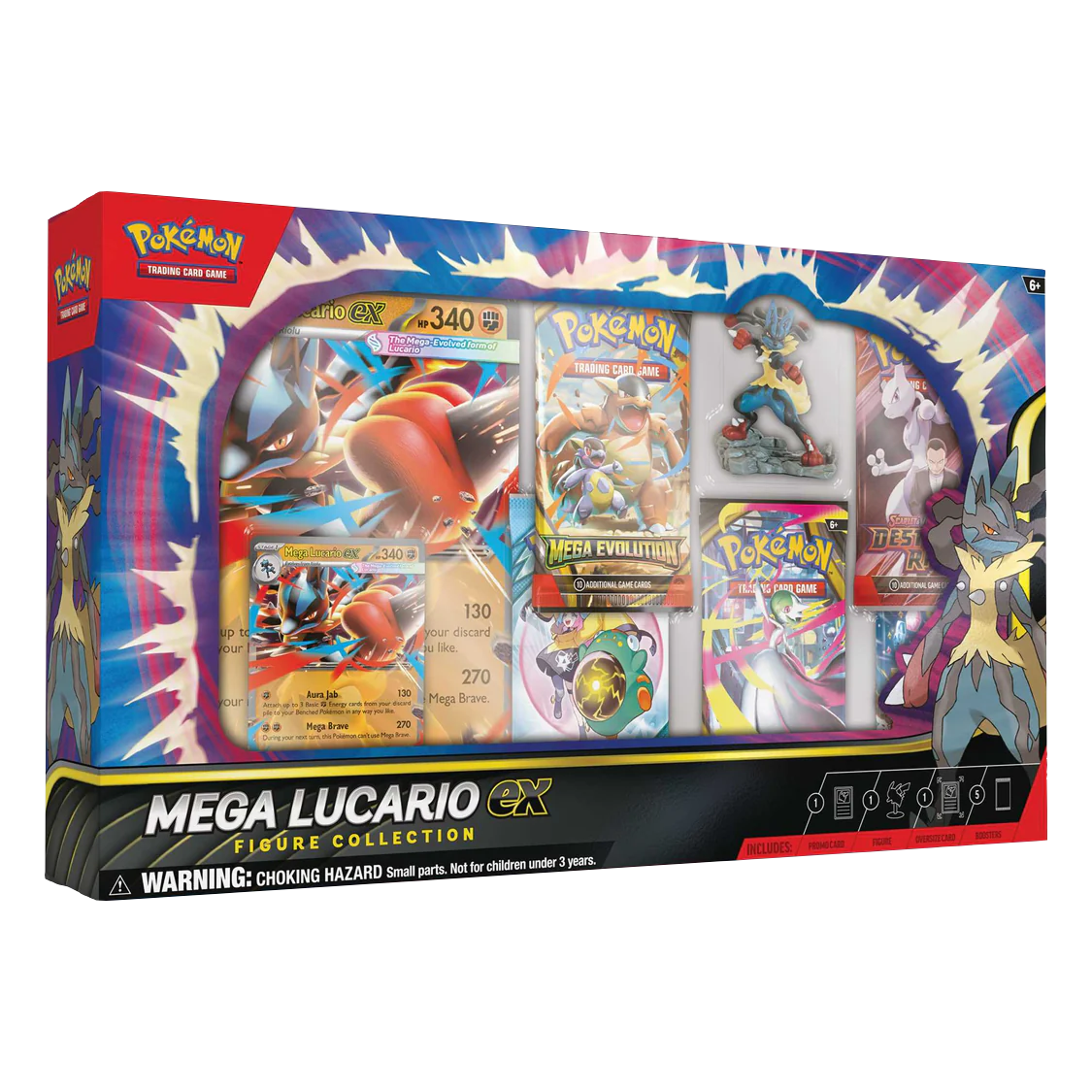 Pokemon TCG - Mega Evolution - Mega Lucario ex Figure Collection Box